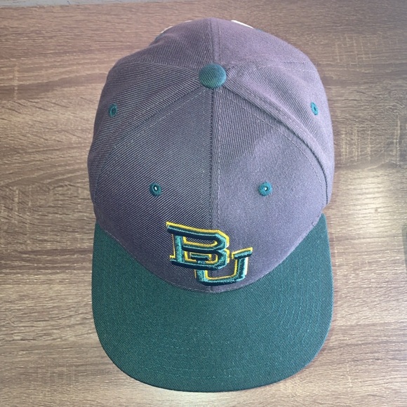 EUC Baylor University Bears BU Zephyr Snapback Hat Brand - Picture 3 of 12